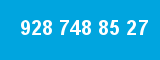 928 748 85 27 928 748 85 27